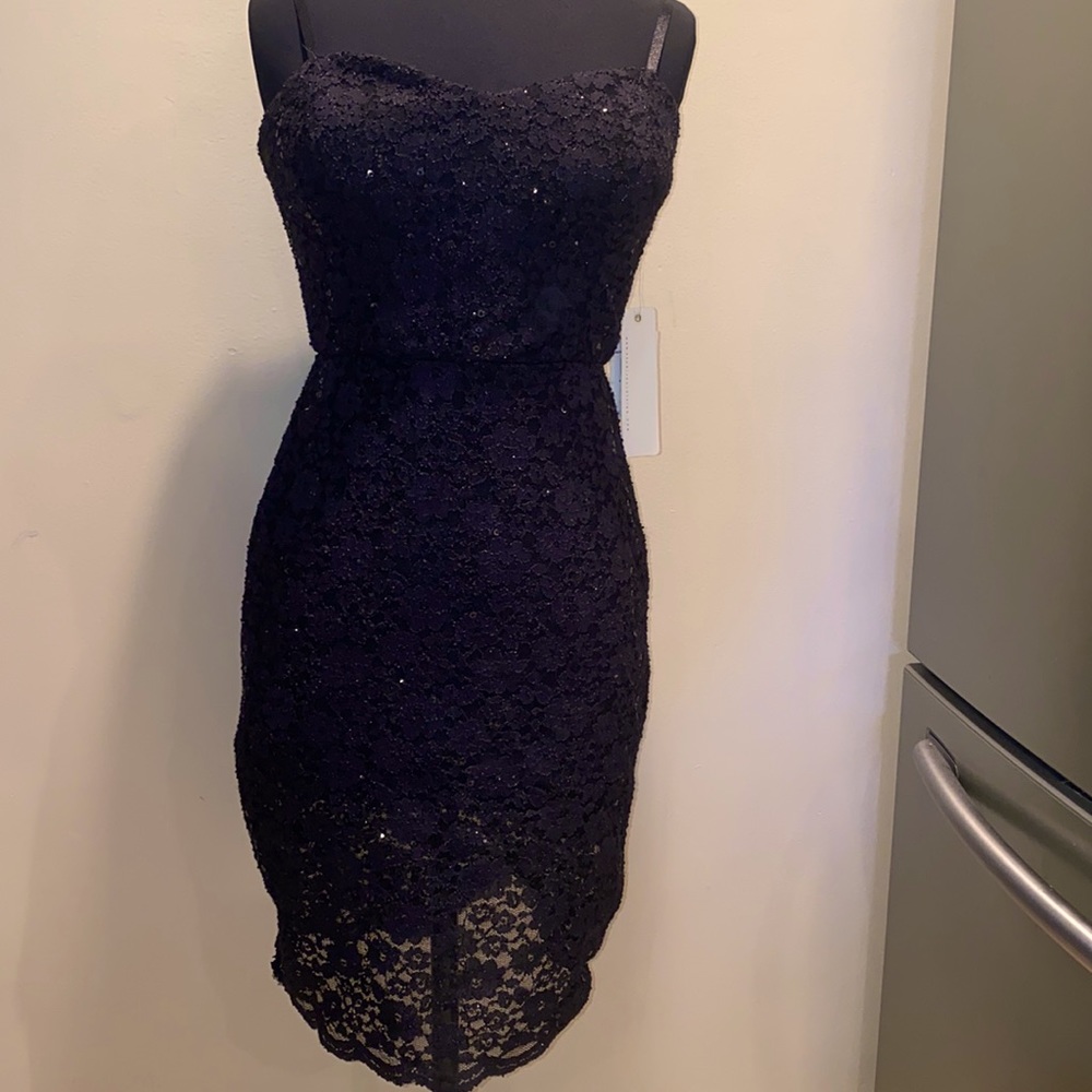 Black sparkle Love Reign dress